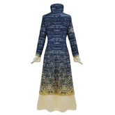 Wicked Madame Morrible Blue Dress Coat Outfits Cosplay Costume